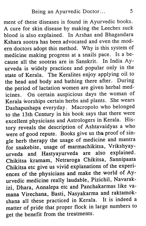 Traditional Ayurvedic Treatments of Kerala